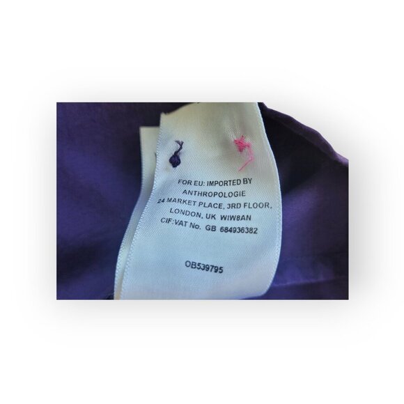 Anthropologie Maeve Purple Sequin Blouse Size 4 NWT - Picture 12 of 15